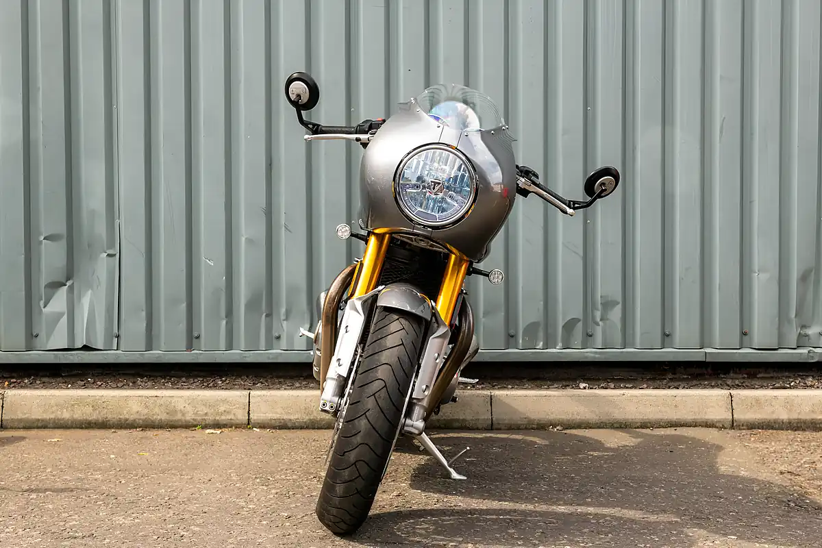 Used 2016 Triumph Thruxton 1200 R Track Racer Silver Ice - Interior and Exterior details 3