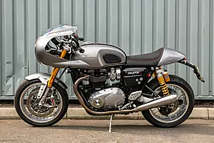Used 2016 Triumph Thruxton 1200 R Track Racer Silver Ice - Interior and Exterior details 5