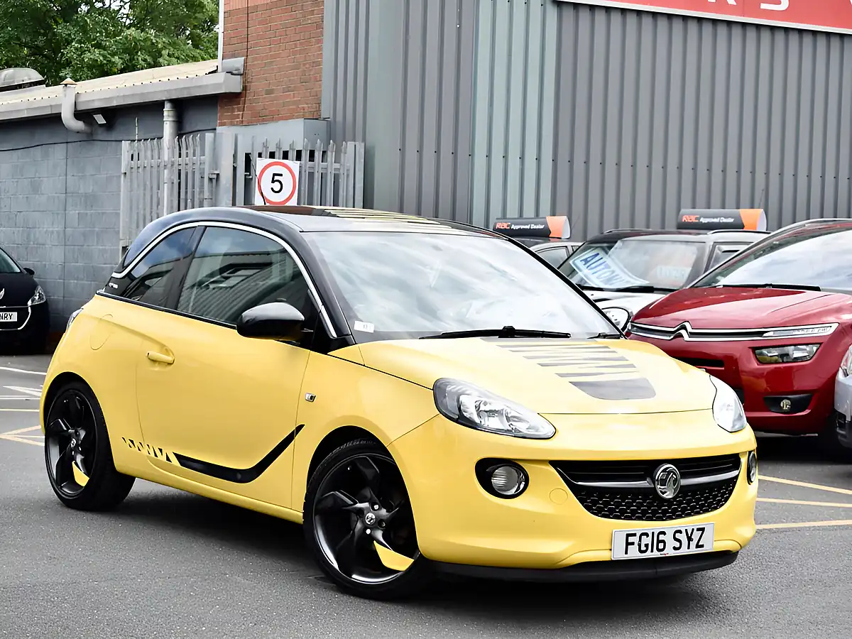 Used 2016 Vauxhall Adam Slam Yellow - Front View