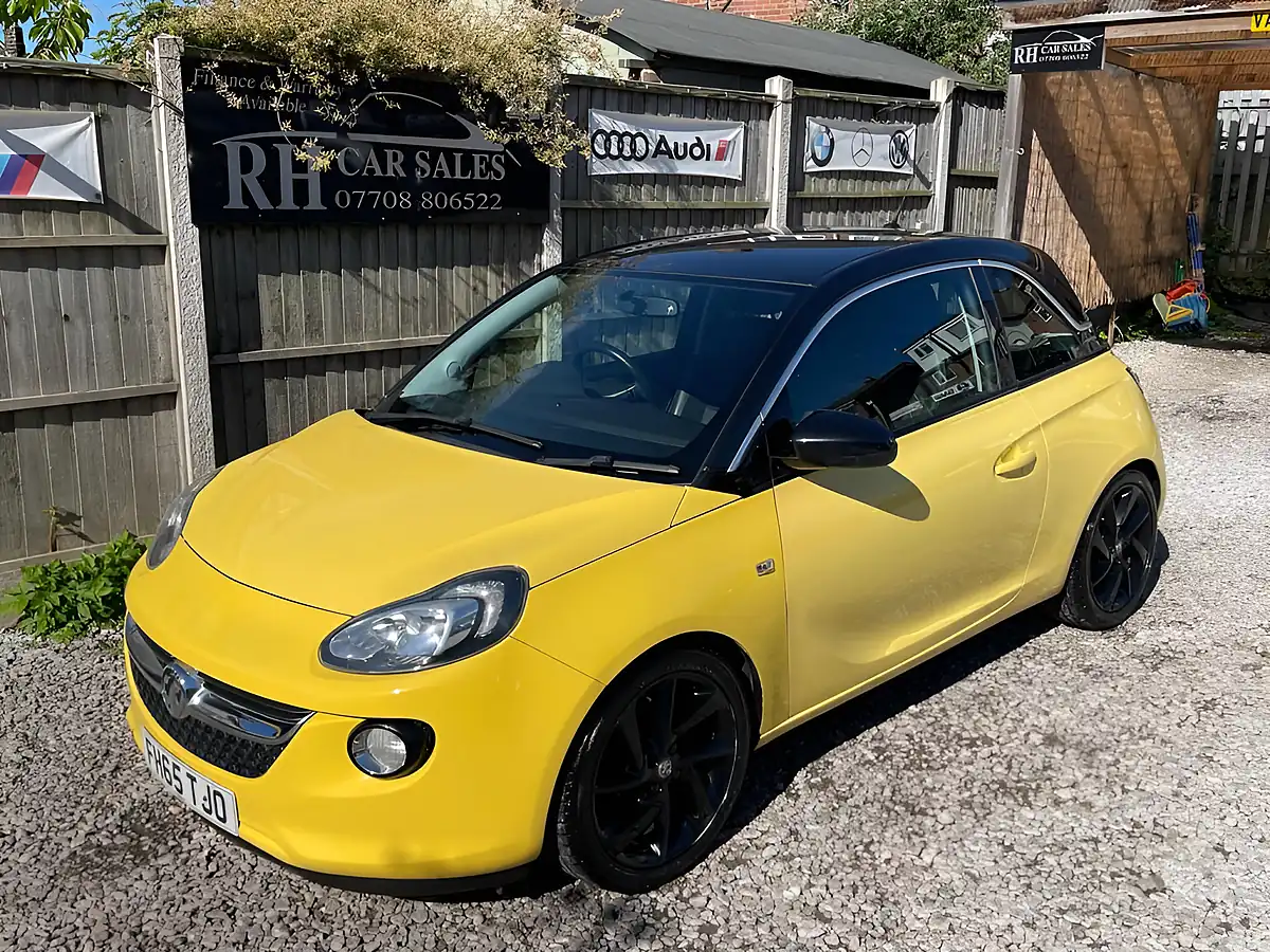 Used 2016 Vauxhall Adam Slam Yellow - Front View