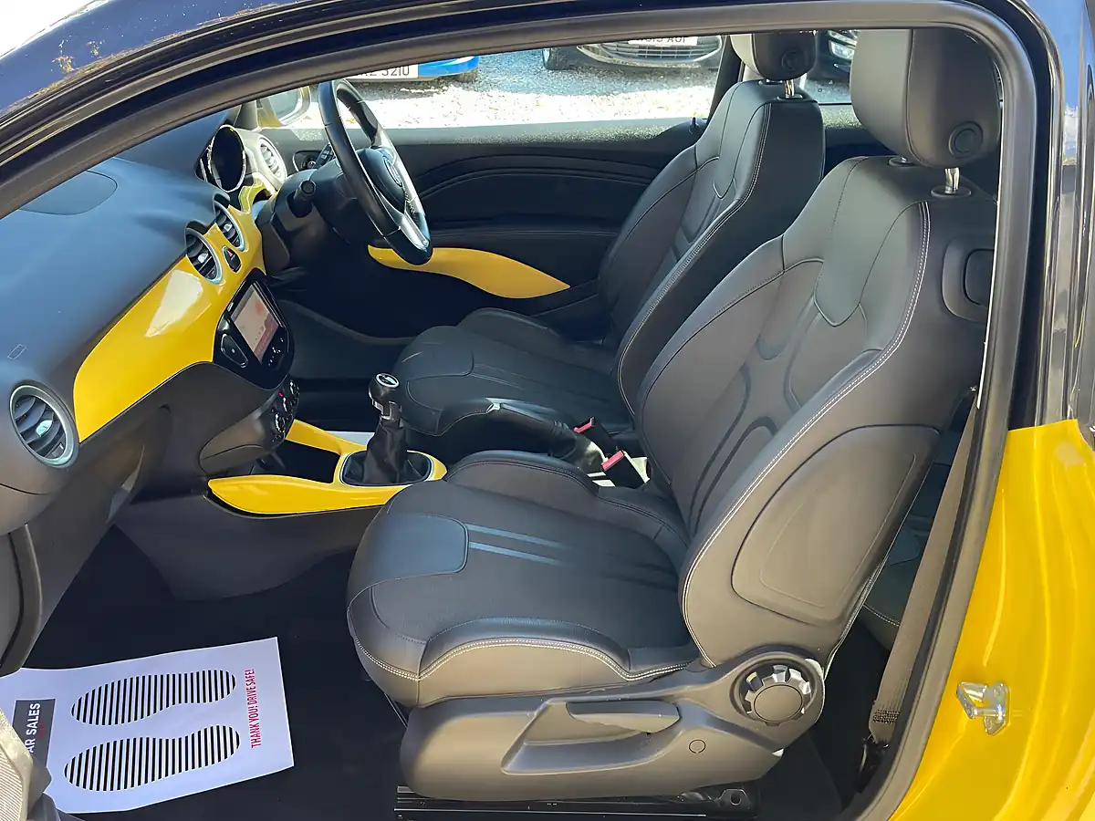 Used 2016 Vauxhall Adam Slam Yellow - Interior and Exterior details 10