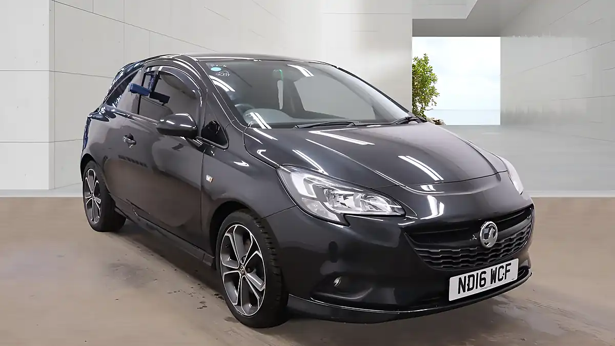 Used 2016 Vauxhall Corsa Black Edition Black - Front View