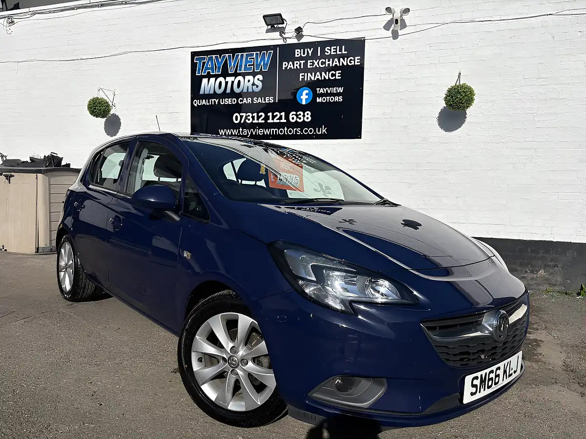 Used 2016 Vauxhall Corsa Blue - Front View