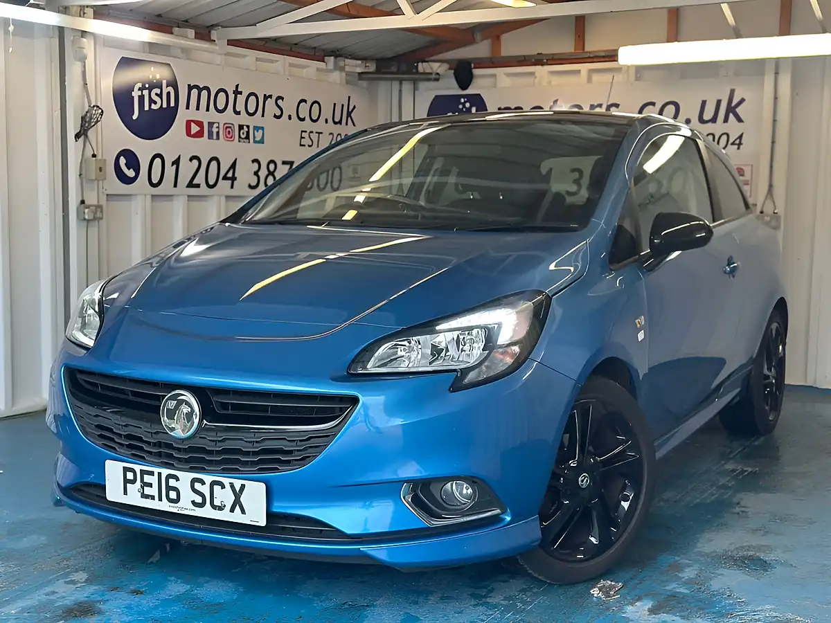 Used 2016 Vauxhall Corsa Limited Edition Blue - Front View