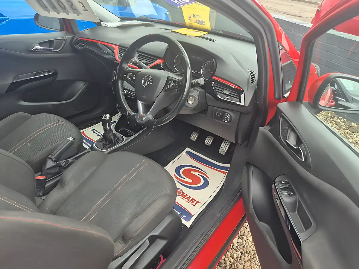 Used 2016 Vauxhall Corsa Sri Red - Interior and Exterior details 12