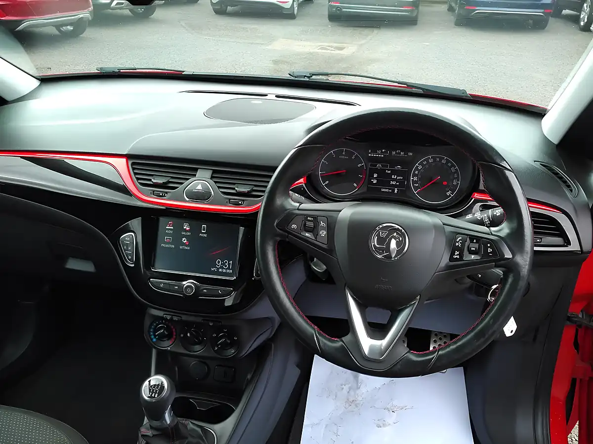 Used 2016 Vauxhall Corsa Sri Vx Line Red - Interior and Exterior details 11