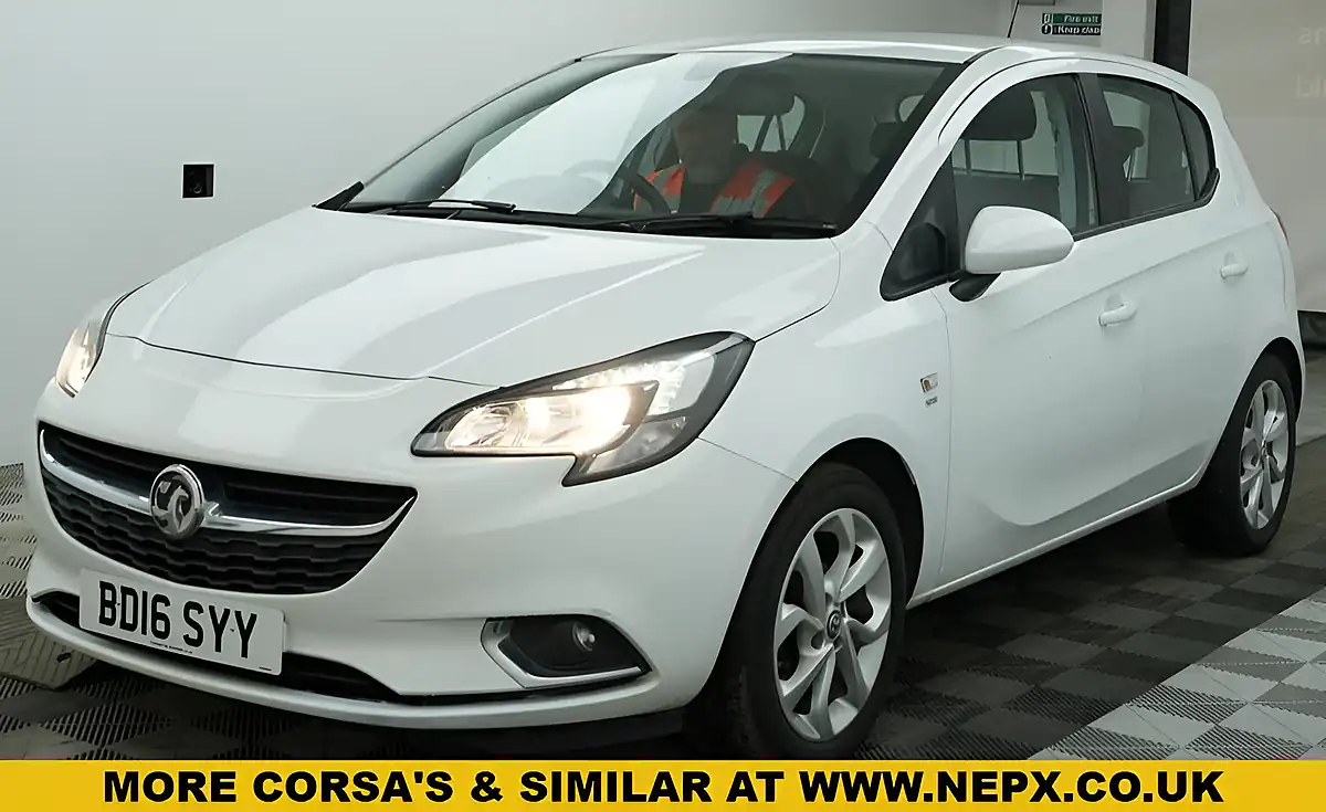 Used 2016 Vauxhall Corsa Sri White - Front View