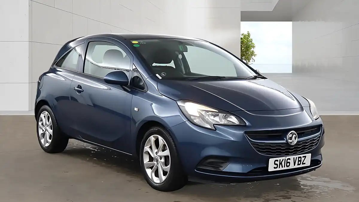 Used 2016 Vauxhall Corsa Sting Blue - Front View
