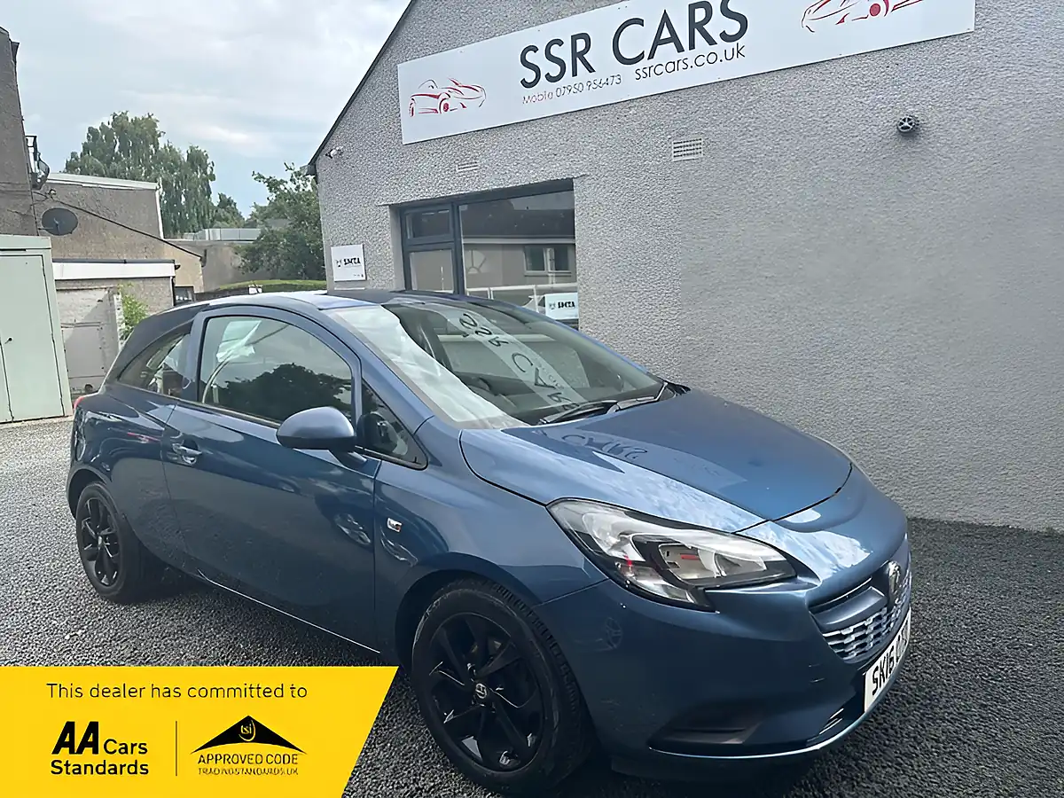 Used 2016 Vauxhall Corsa Sting Blue - Front View