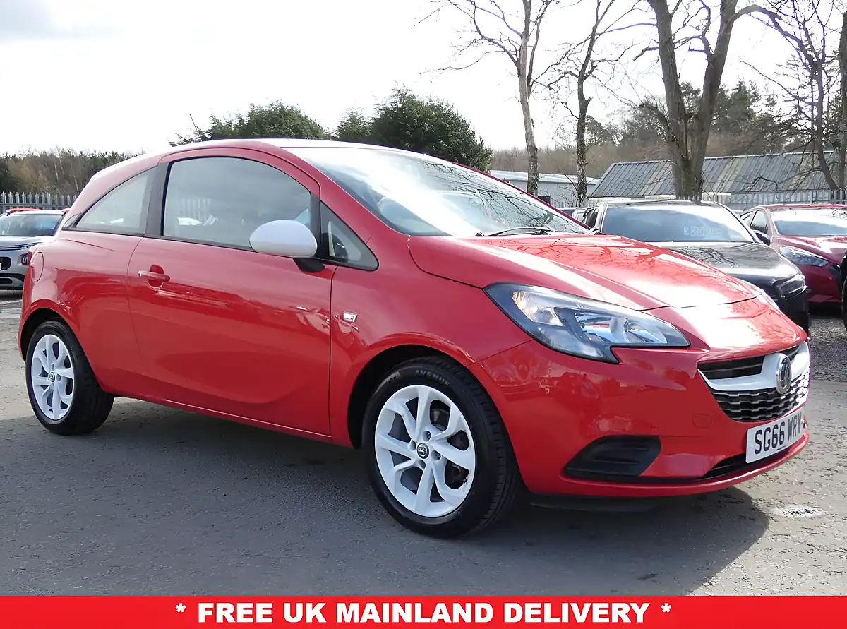 Used 2016 Vauxhall Corsa Sting Flame Red - Front View