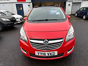 Used 2016 Vauxhall Meriva Se Red - Interior and Exterior details 2