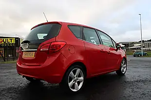 Used 2016 Vauxhall Meriva Tech Line Red - Interior and Exterior details 6