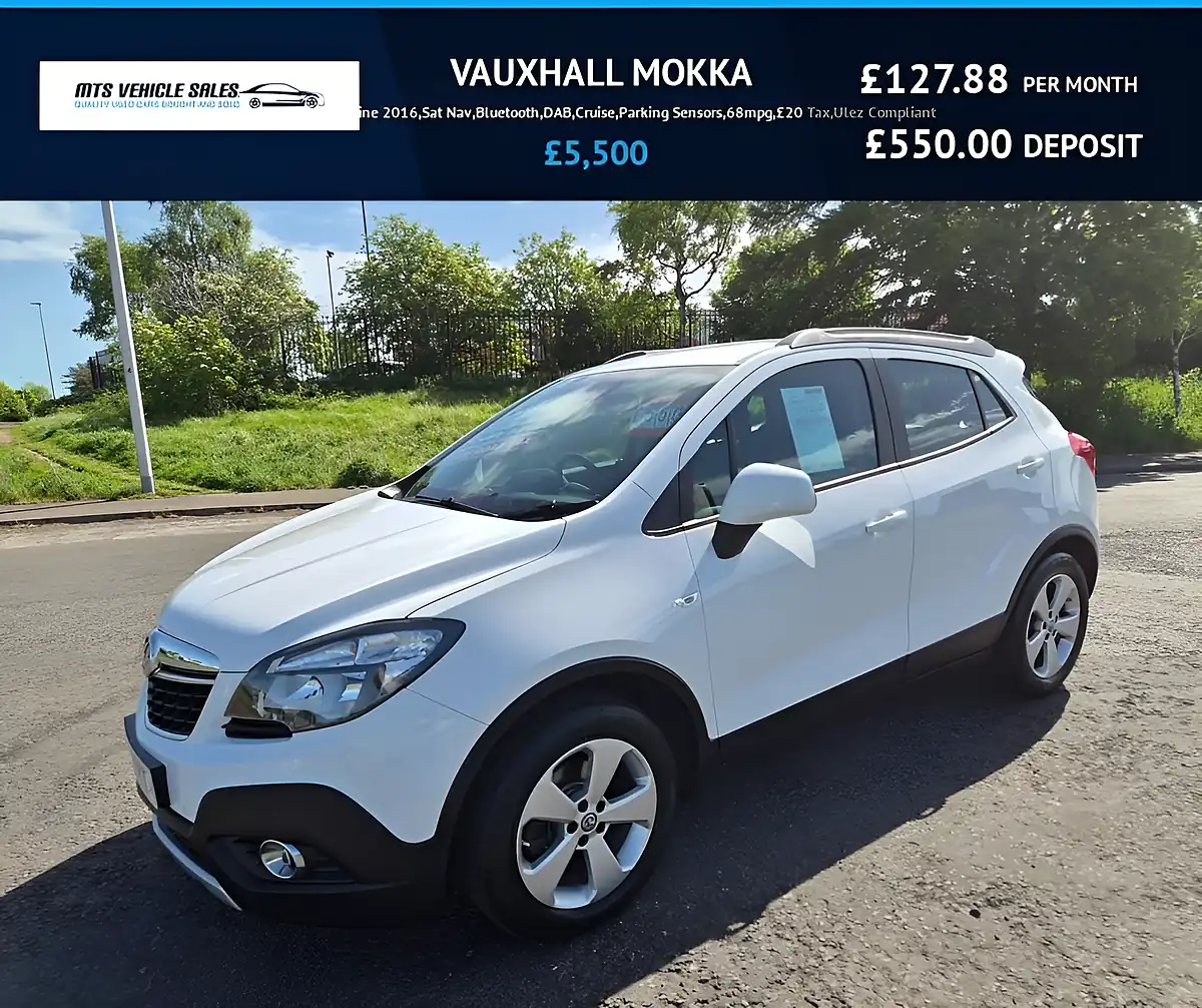 Used 2016 Vauxhall Mokka Tech Line White - Front View