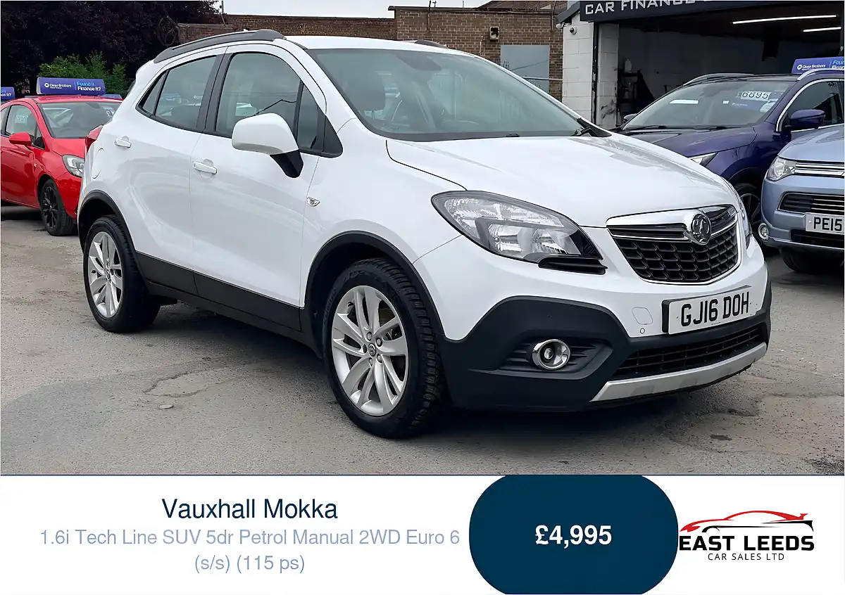 Used 2016 Vauxhall Mokka Tech Line White - Front View