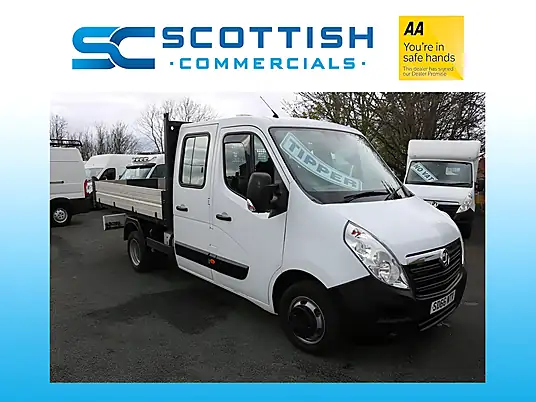 2016 Vauxhall Movano Double Cab Tipper
