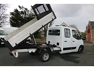 Used 2016 Vauxhall Movano Double Cab Tipper White - Interior and Exterior details 10
