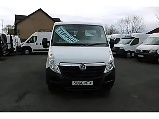 Used 2016 Vauxhall Movano Double Cab Tipper White - Interior and Exterior details 2