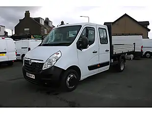 Used 2016 Vauxhall Movano Double Cab Tipper White - Interior and Exterior details 3
