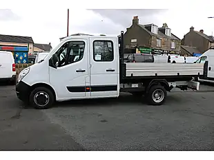 Used 2016 Vauxhall Movano Double Cab Tipper White - Interior and Exterior details 4
