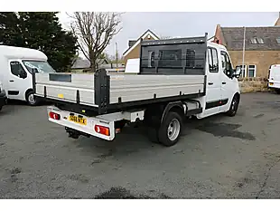 Used 2016 Vauxhall Movano Double Cab Tipper White - Interior and Exterior details 7