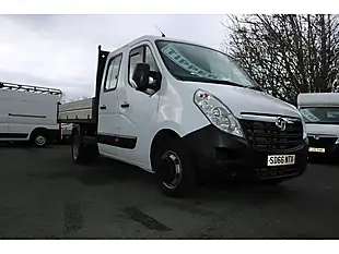 Used 2016 Vauxhall Movano Double Cab Tipper White - Interior and Exterior details 8