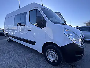 Used 2016 Vauxhall Movano L3H2 9-Seat Crew Van White - Interior and Exterior details 11
