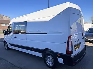 Used 2016 Vauxhall Movano L3H2 9-Seat Crew Van White - Interior and Exterior details 8