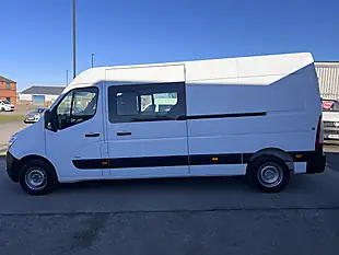 Used 2016 Vauxhall Movano L3H2 9-Seat Crew Van White - Interior and Exterior details 9