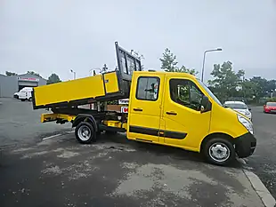 Used 2016 Vauxhall Movano R3500 L3H2 Lwb Crew Cab Tipper Yellow - Interior and Exterior details 2