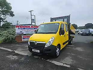 Used 2016 Vauxhall Movano R3500 L3H2 Lwb Crew Cab Tipper Yellow - Interior and Exterior details 4