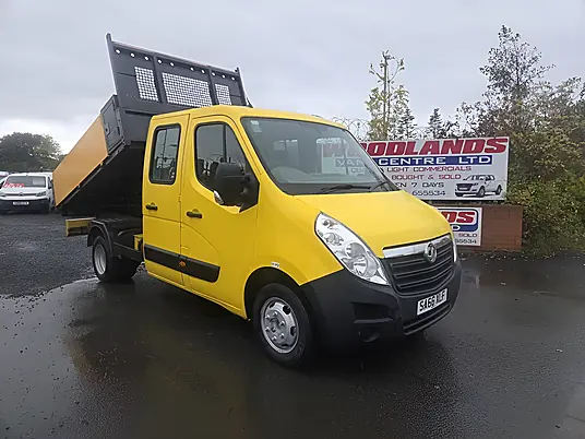 2016 Vauxhall Movano R3500 LWB Crew Cab Tipper