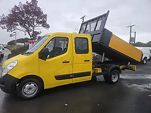Used 2016 Vauxhall Movano R3500 Lwb Crew Cab Tipper Yellow - Interior and Exterior details 5