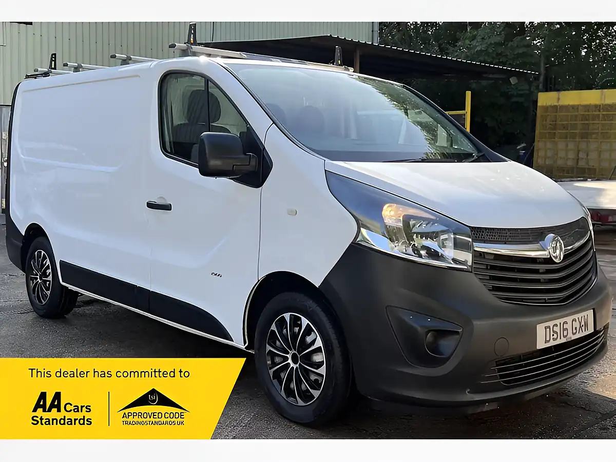 Used 2016 Vauxhall Vivaro L1 H1 White - Front View