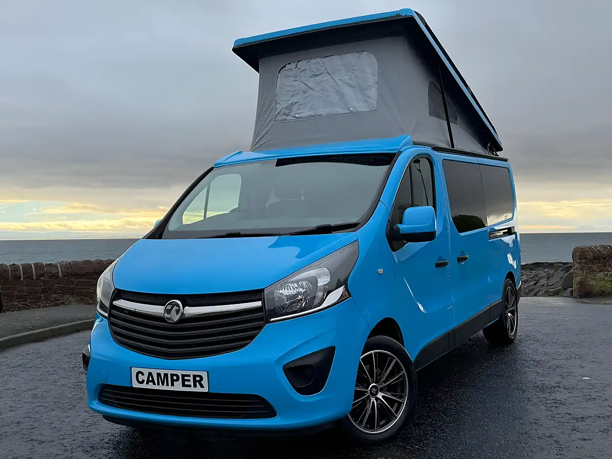 Used 2016 Vauxhall Vivaro L2 H1 Blue - Front View
