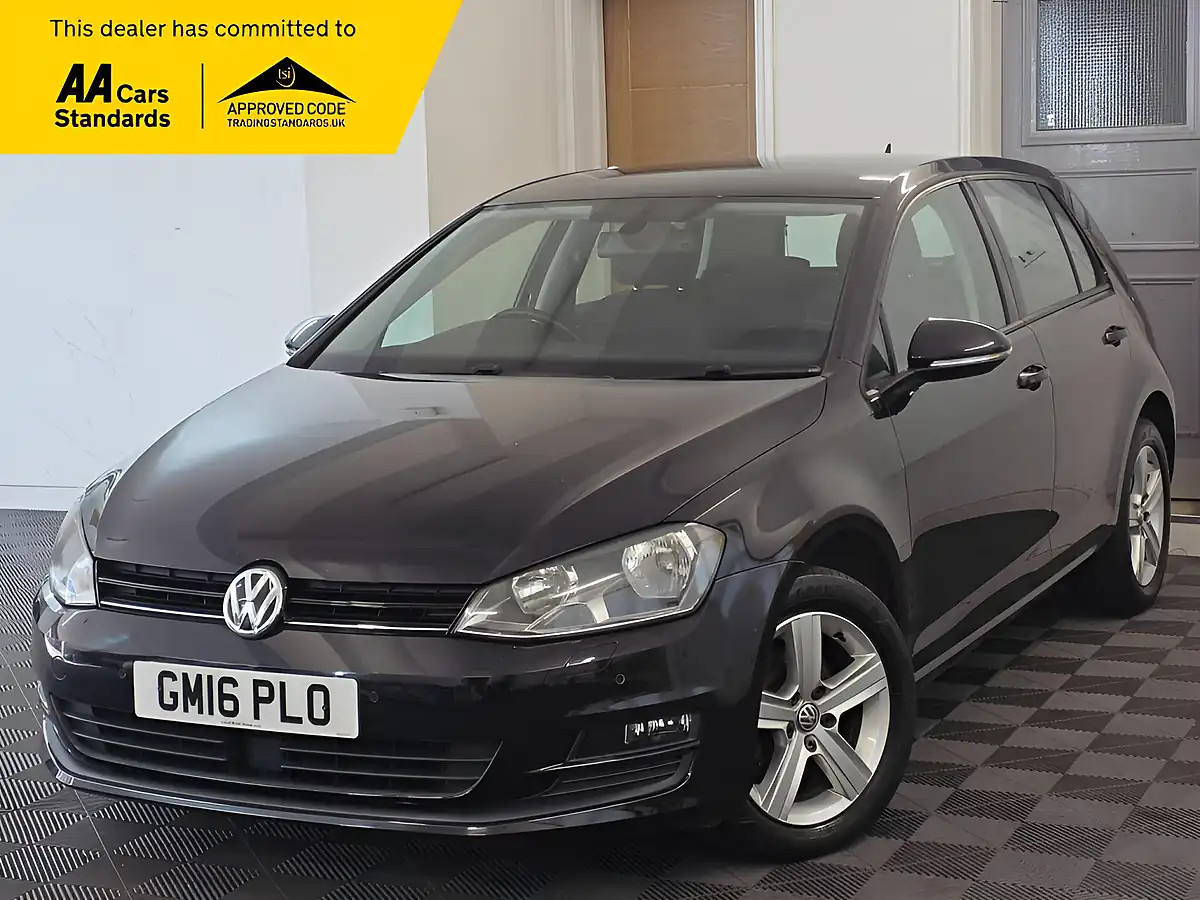 Used 2016 Volkswagen Golf Bluemotion Tech Match Edition Black - Front View