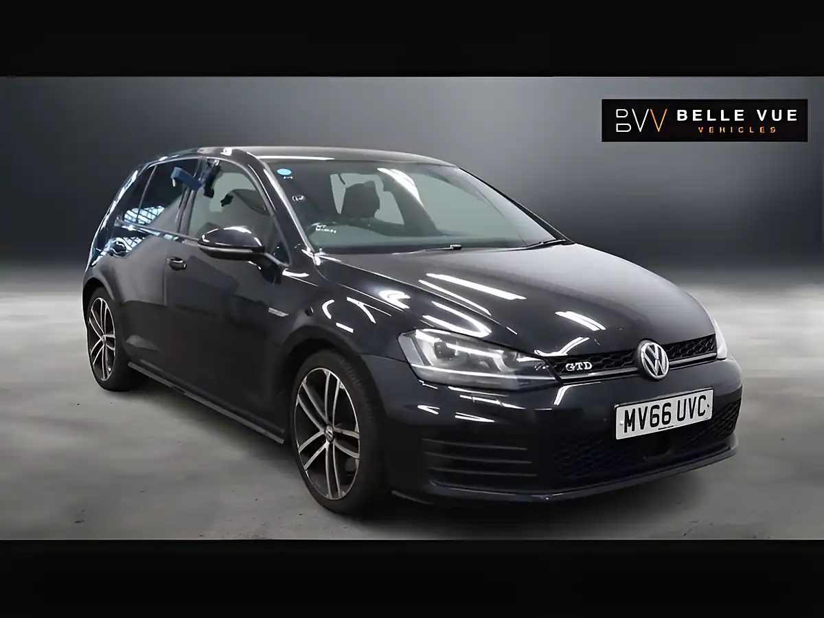 Used 2016 Volkswagen Golf Gtd Black - Front View
