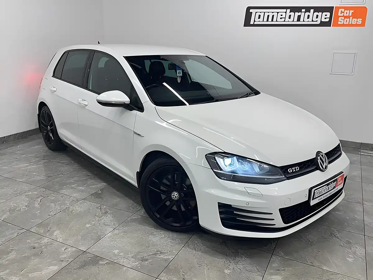 Used 2016 Volkswagen Golf Gtd White - Front View