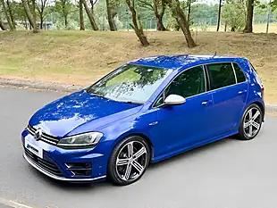 Used 2016 Volkswagen Golf R Blue - Interior and Exterior details 10