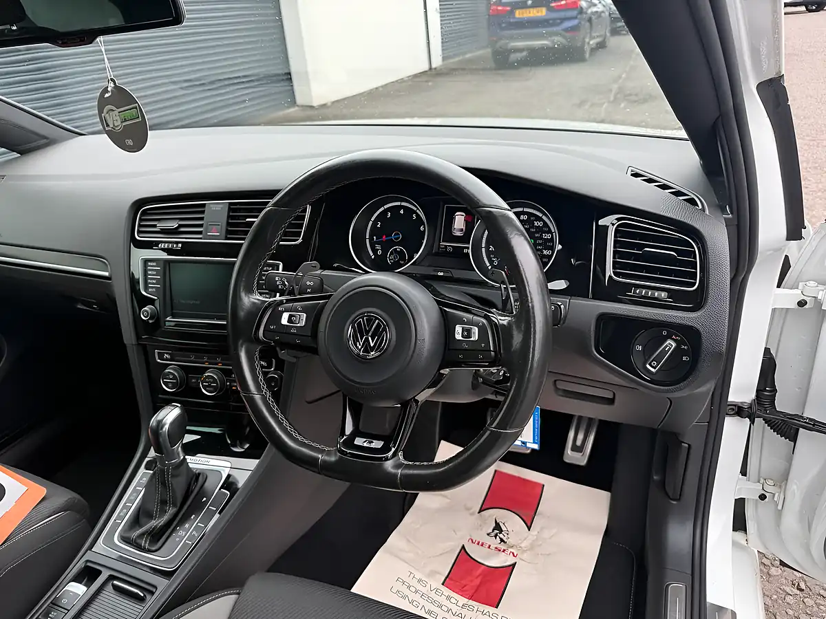 Used 2016 Volkswagen Golf R White - Interior and Exterior details 12