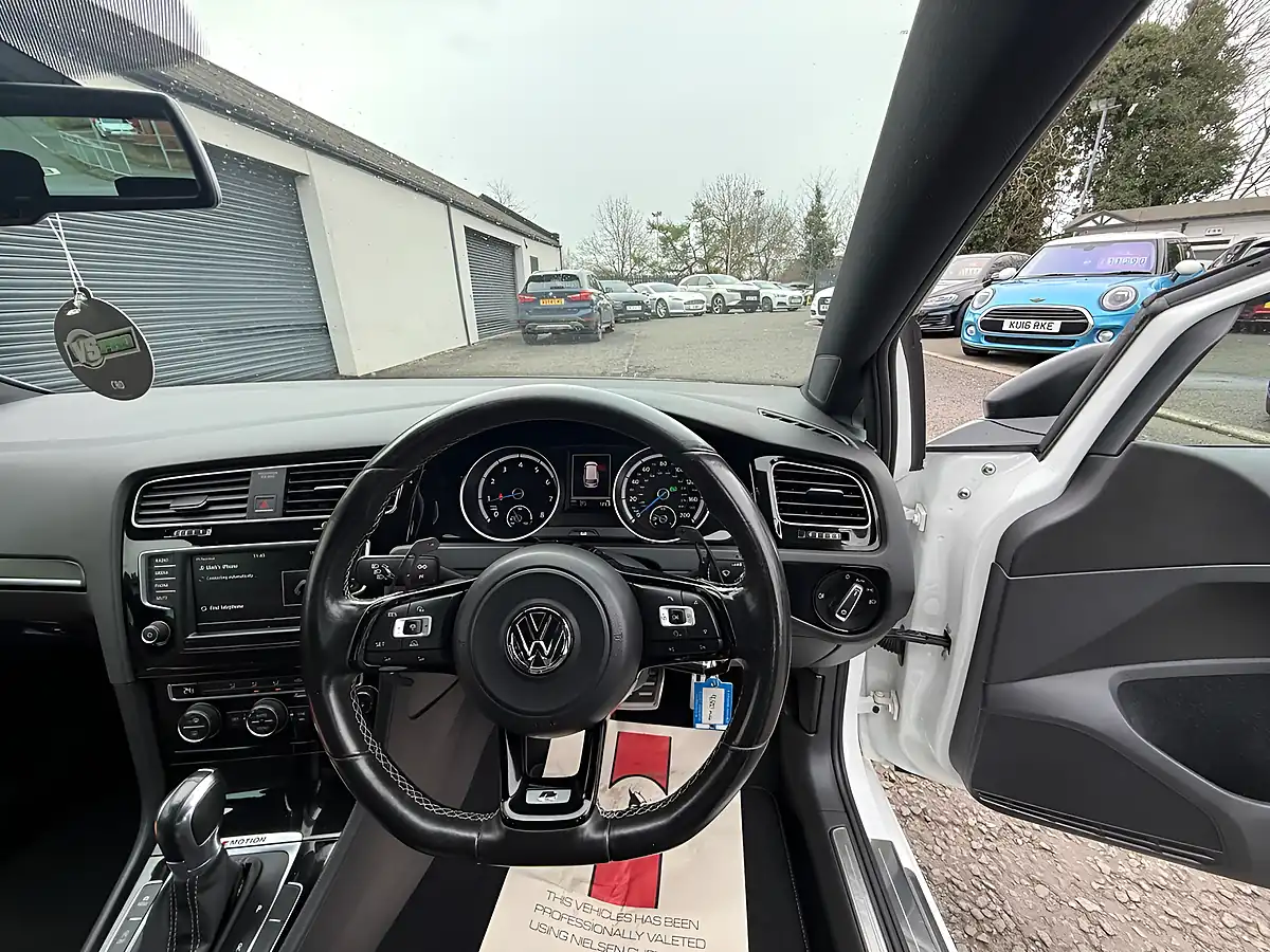 Used 2016 Volkswagen Golf R White - Interior and Exterior details 14