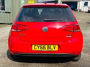 Used 2016 Volkswagen Golf S Red - Interior and Exterior details 8