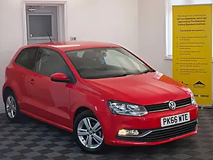 Used 2016 Volkswagen Polo Bluemotion Tech Match Red - Interior and Exterior details 3