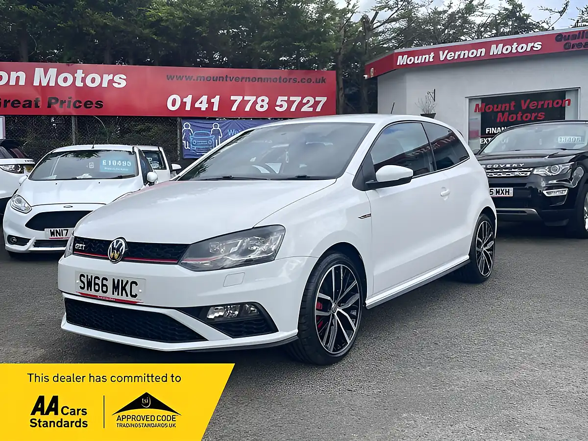 Used 2016 Volkswagen Polo GTI Bluemotion Tech White - Front View