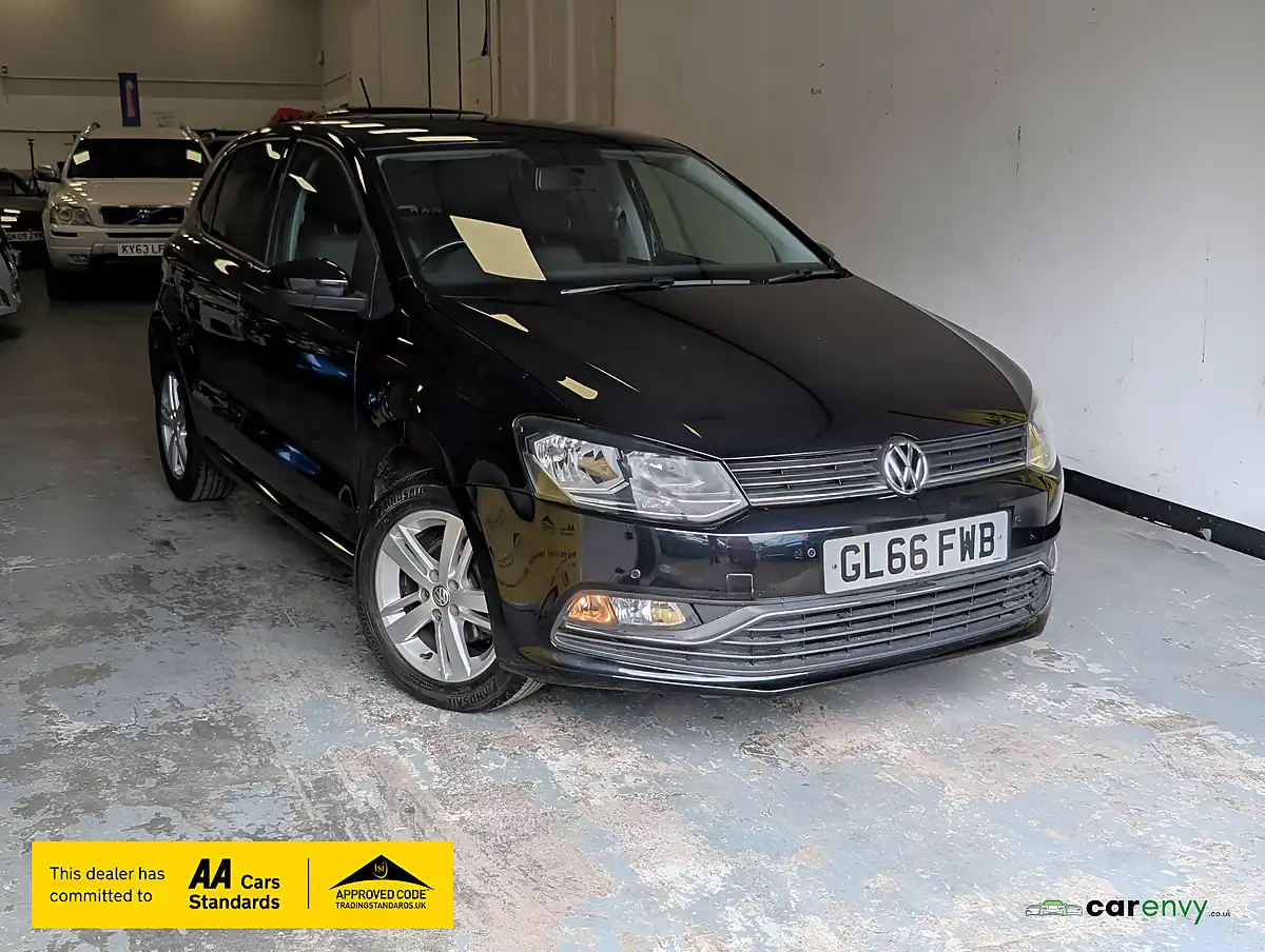 Used 2016 Volkswagen Polo Match Black - Front View