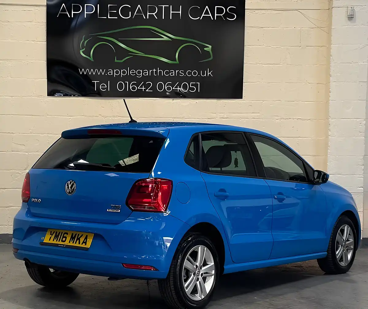 Used 2016 Volkswagen Polo Match Blue - Interior and Exterior details 3