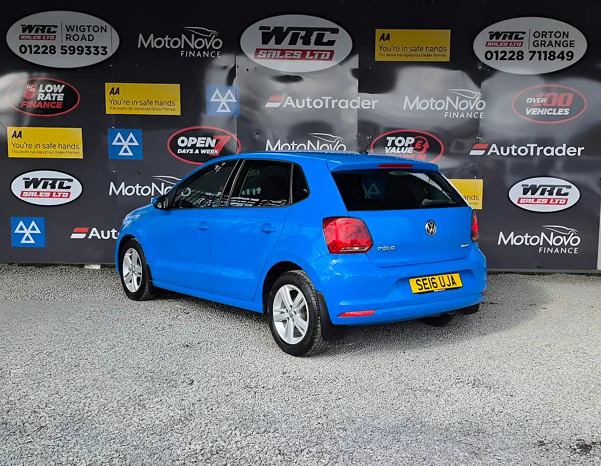 Used 2016 Volkswagen Polo Match Blue - Interior and Exterior details 3
