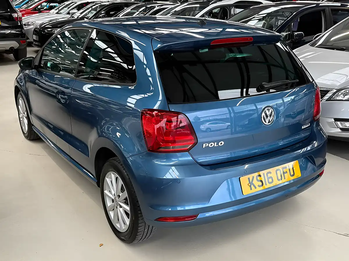 Used 2016 Volkswagen Polo Match Blue - Interior and Exterior details 4
