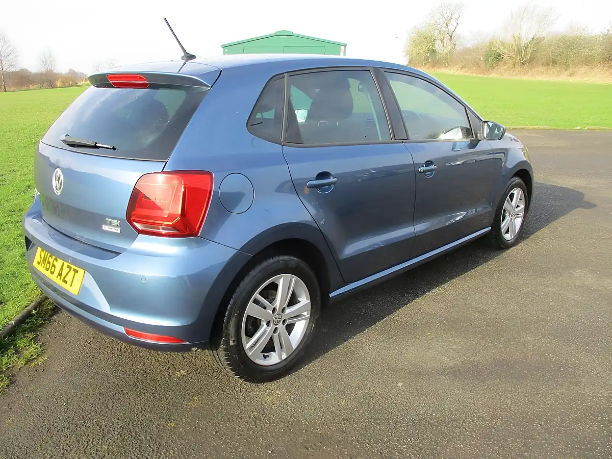 Used 2016 Volkswagen Polo Match Blue - Interior and Exterior details 4