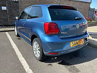 Used 2016 Volkswagen Polo Match Blue Silk - Interior and Exterior details 4