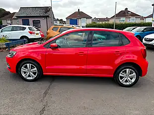 Used 2016 Volkswagen Polo Match Red - Interior and Exterior details 2